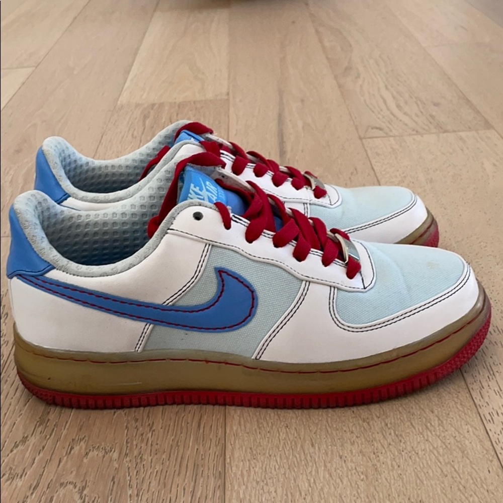 WOMENS AIR FORCE 1 PREMIUM '07 'GLACIER BLUE'